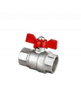 Кран шаровый ВН/ВН 1" БАБОЧКА SIYAH CALORE