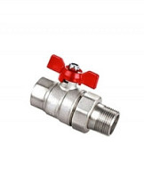 Кран шаровый ВН/НАР 1/2" БАБОЧКА SIYAH CALORE