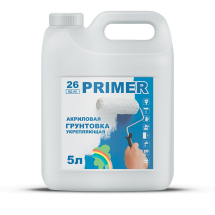 Грунтовка укрепляющая акриловая 5 л «Радуга-26»
