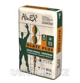 Гипсовая шпаклевка AlinEX GLAT PLUS 25 кг.