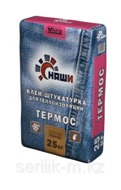Клей для теплоизоляций ТЕРМОС 25 кг  (НАШИ)
