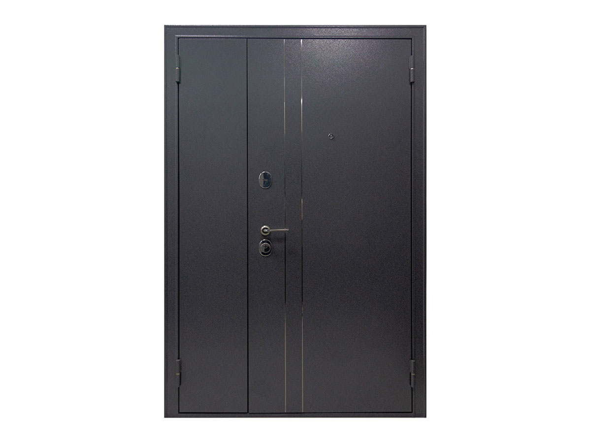 Входная дверь Torex MEGA Антрацит D-5 Ларче белый Х-104 1200 правый 2050x1200 мм, сталь, правая сторона