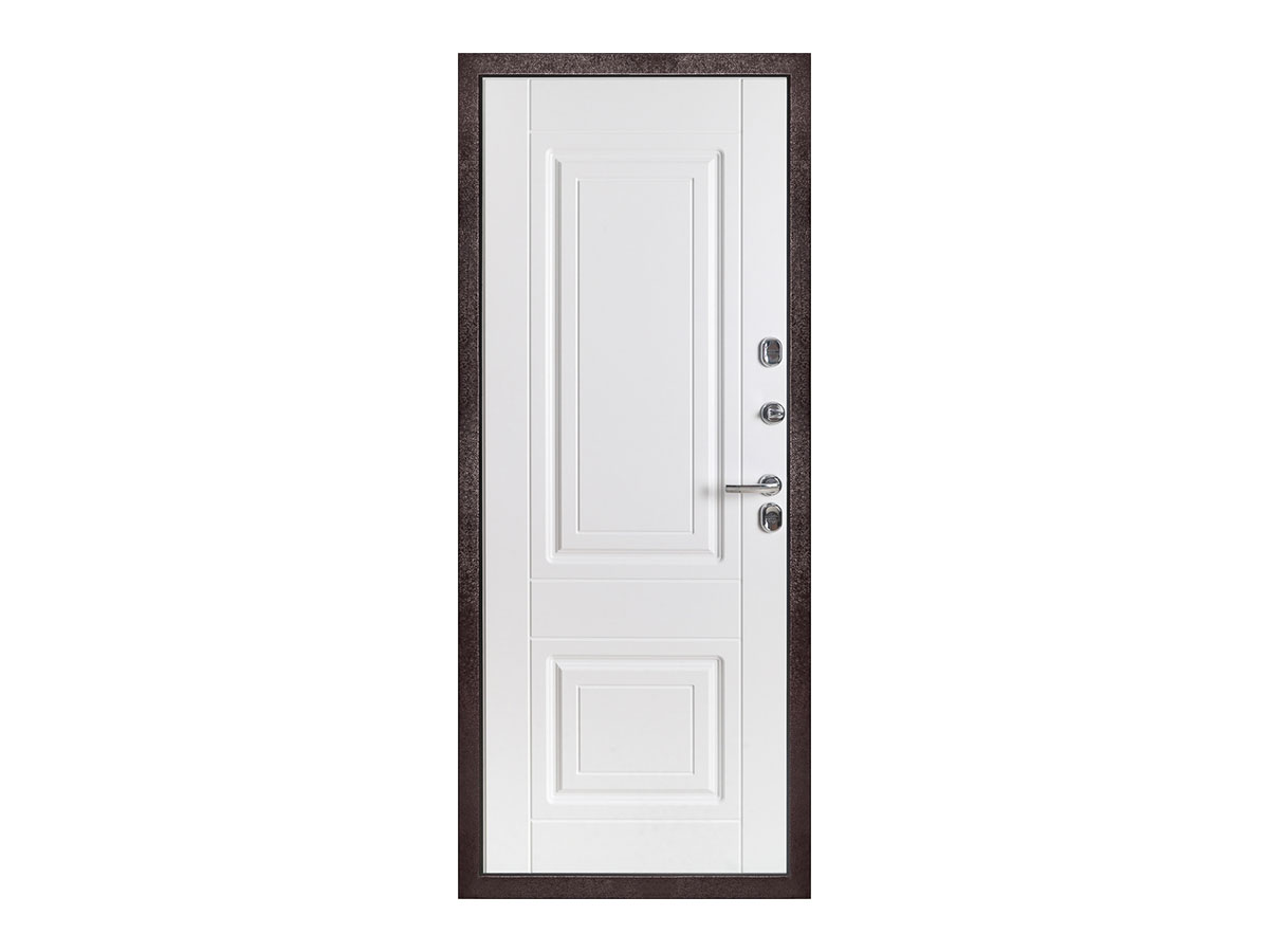 Входная дверь BERSERKER ТТ6-В312 Антик медь/белая 960 правая