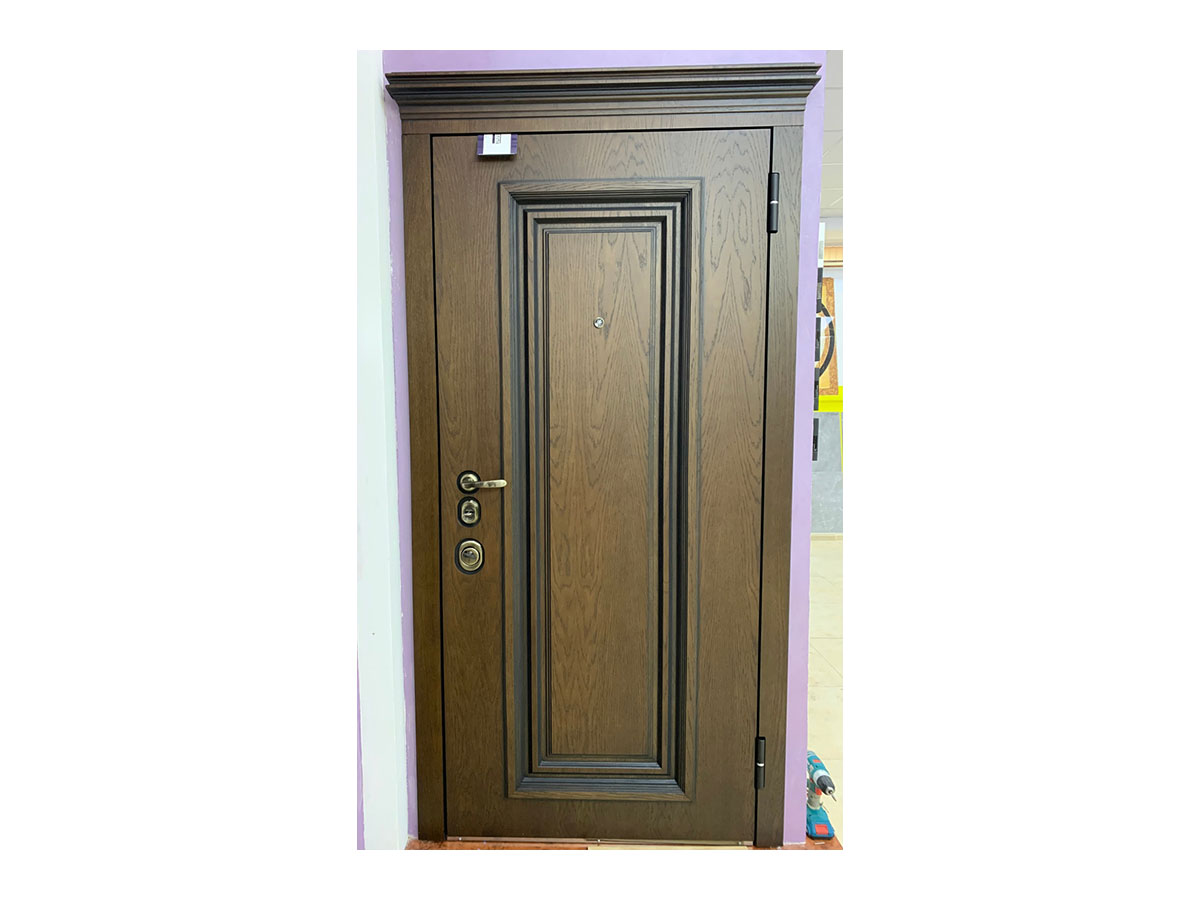 Входная дверь Eldorini M1752 2050x960 мм, железо, сталь, правая сторона