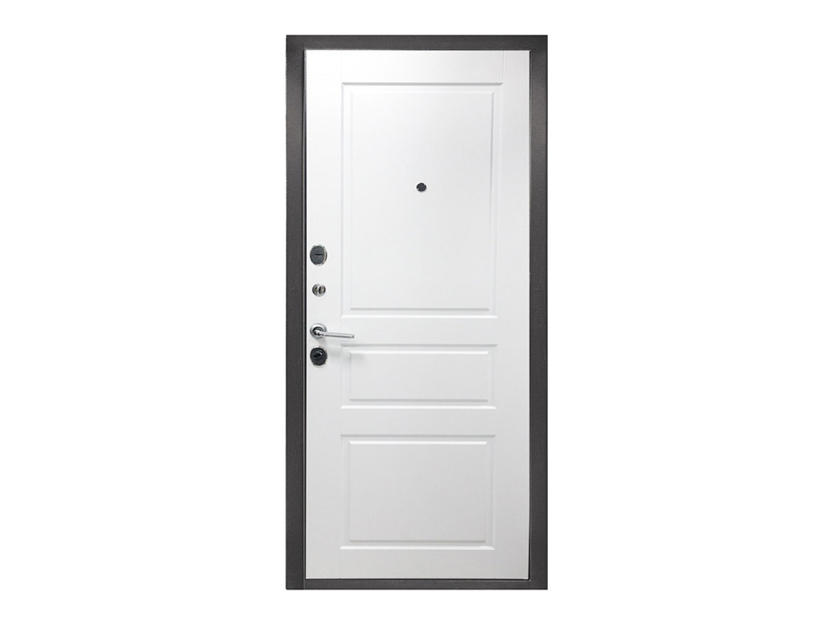 Входная дверь Torex MASS 90 МР Антрацит букле R-6 / Ларче белый 9SD-2 860 правая 2050x860 мм, сталь, правая сторона