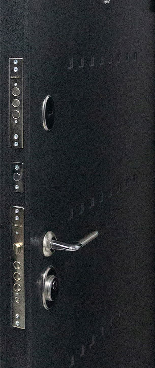 Входная дверь Torex MASS 90 МР Антрацит букле R-6 / Ларче белый 9SD-2 860 правая 2050x860 мм, сталь, правая сторона