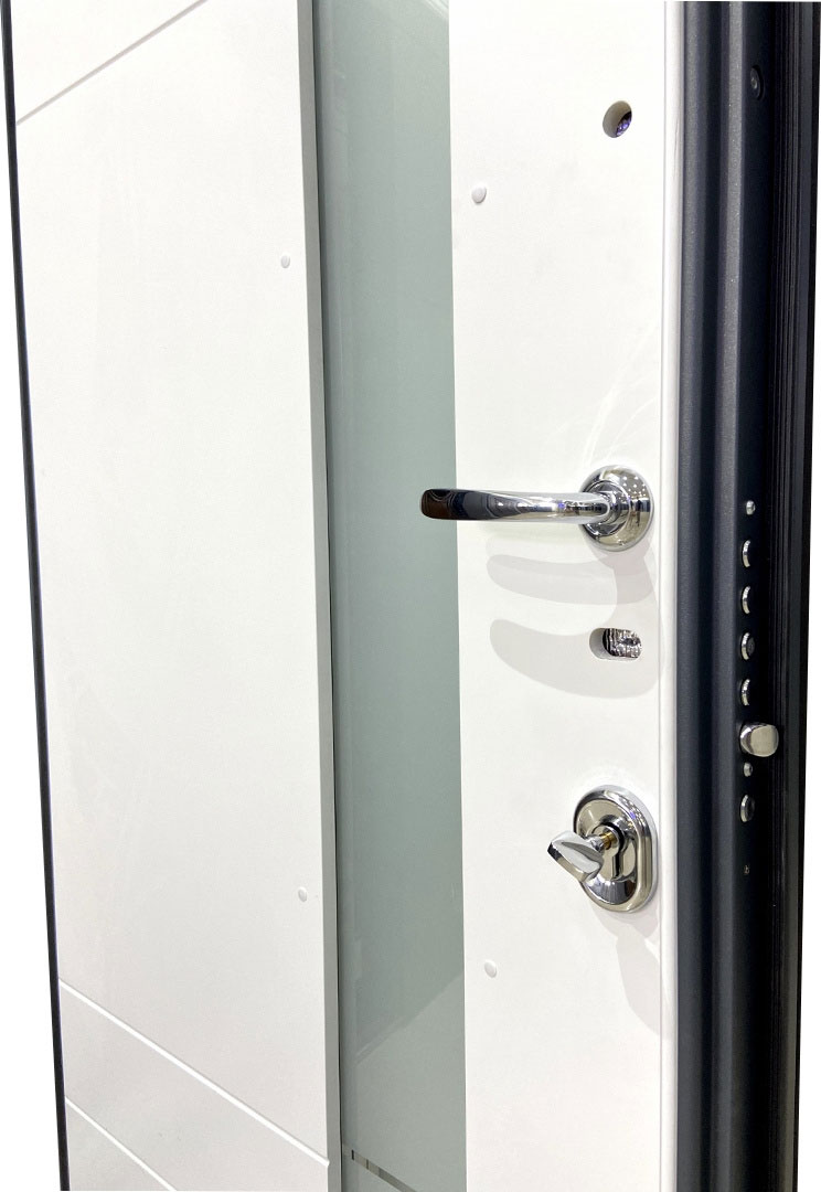 Входная дверь МетаЛюкс М 1713/25 1250 мм правое открывание серый